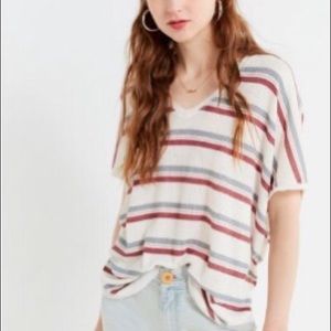 UO Frankie Oversized Waffle thermal top